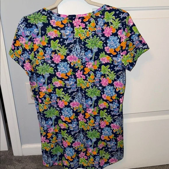 Lilly Pulitzer Disney V-Neck Etta Top - Picture 2 of 2